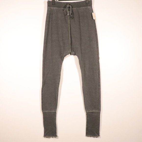 NWT Free People Cozy All Day Harem Legging in Washed Black - Picture 3 of 15